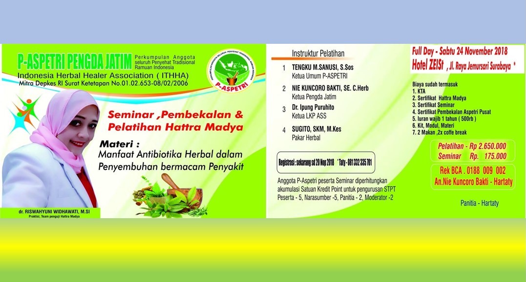 Pelatihan HATTRA Madya P-ASPETRI Pengda Jatim 2018